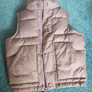 Polo Ralph Lauren Kids Beige Puffer Vest